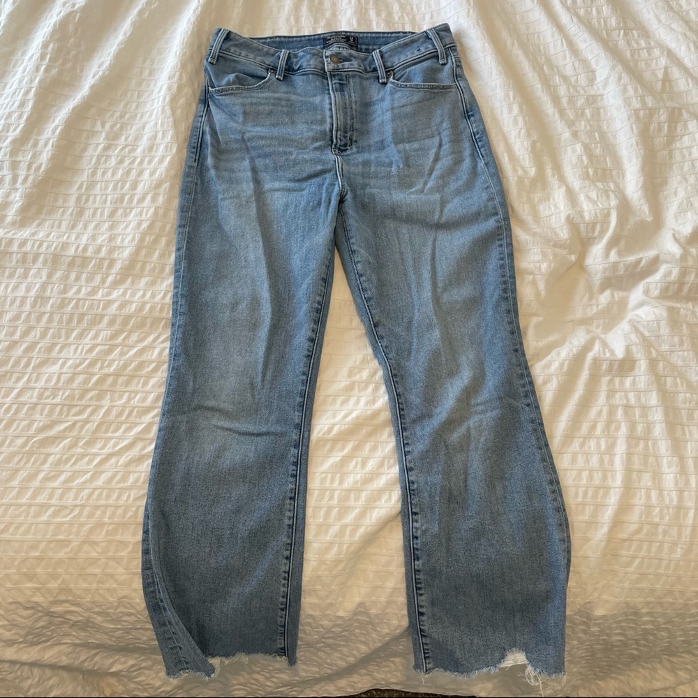 Abercrombie light wash jeans